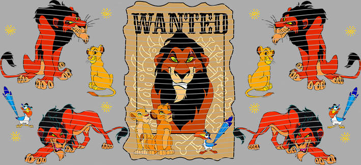 16oz Disney style-D-1595
